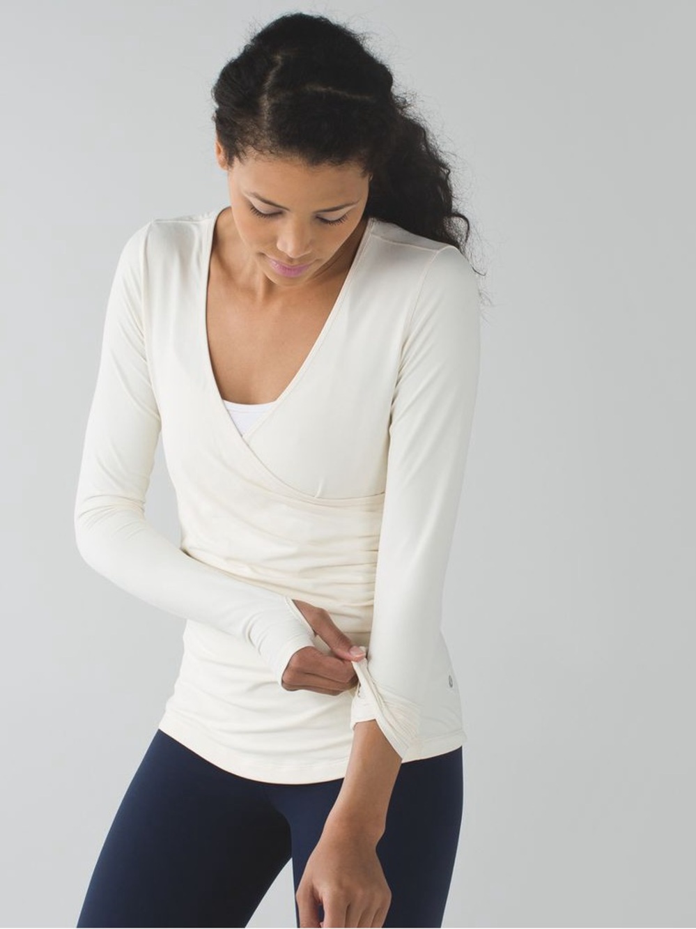 RARE Lululemon Sunset Salutation Long Sleeve | Cream